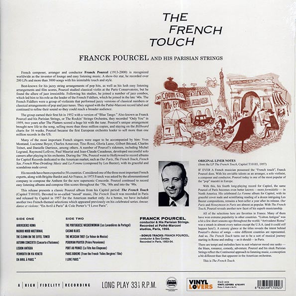 Franck Puourcel And His Parisian Strings - The French Touch (ltd. ed.) (LP) - PureSound Records