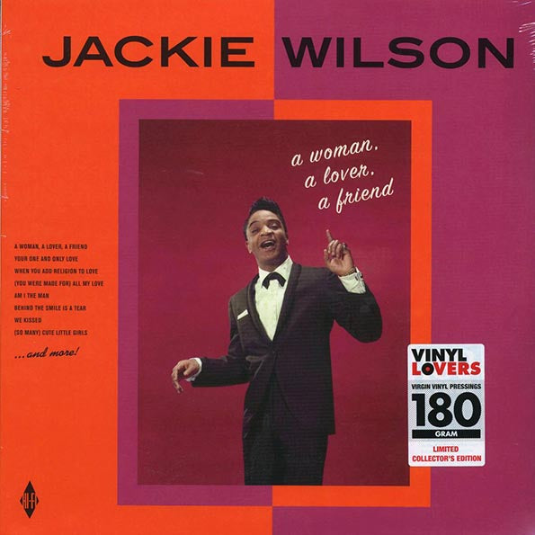Jackie Wilson - A Woman. A Lover. A Friend. (+2 bonus tracks) (ltd. ed.) (LP) - PureSound Records