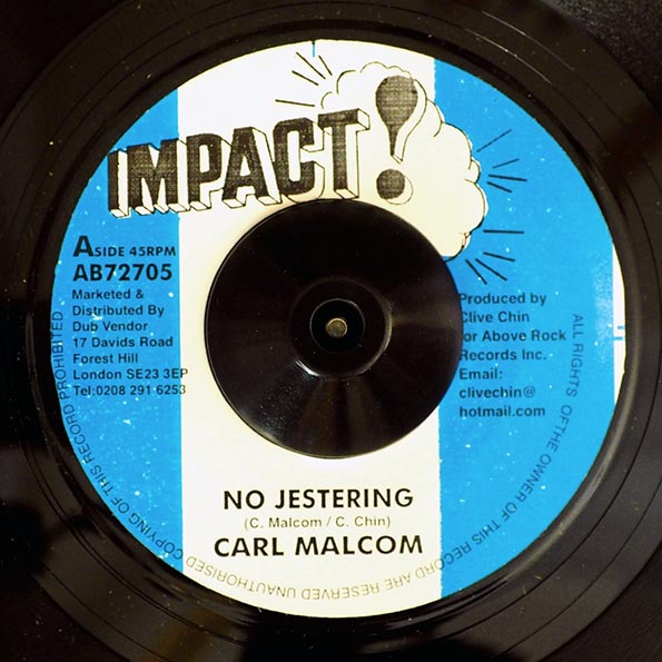 Carl Malcolm - No Jestering  /  Skin, Flesh & Bones - Jestering Dub (7")