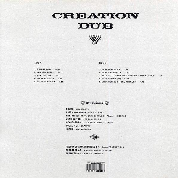 Wackie's - Creation Dub (LP)