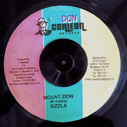 Sizzla - Mount Zion  /  Sizzla - Mount Zion (7")