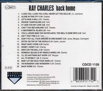 Ray Charles - Back Home (CD)