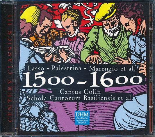 Lasso, Palestrina, Marenzio, Etc. - 1500-1600 Cantus Colln Schola Cantorum Basiliensis Et Al (CD)