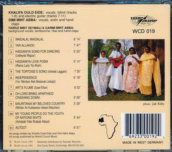 Khalifa Ould Eide & Dimi Mint Abba - Moorish Music From Mauritania (CD)