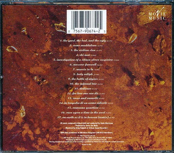 Ennio Morricone - Film Music Volume 1 (CD)