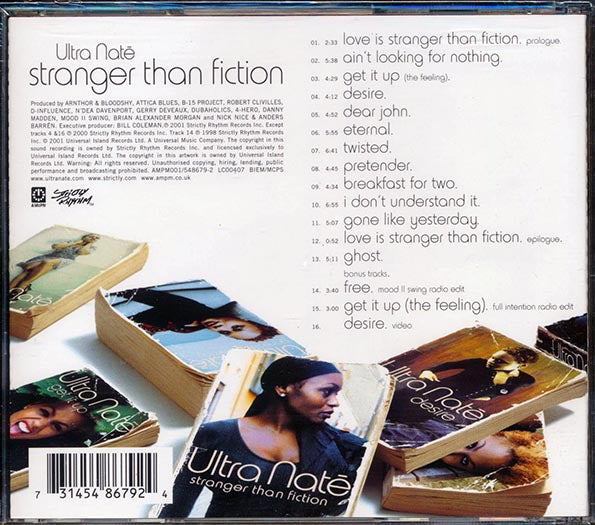 Ultra Nate - Stranger Than Fiction (CD)