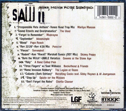 Queens Of The Stone Age, Buckethead, Etc. - Saw II Original Motion Picture Soundtrack (CD)