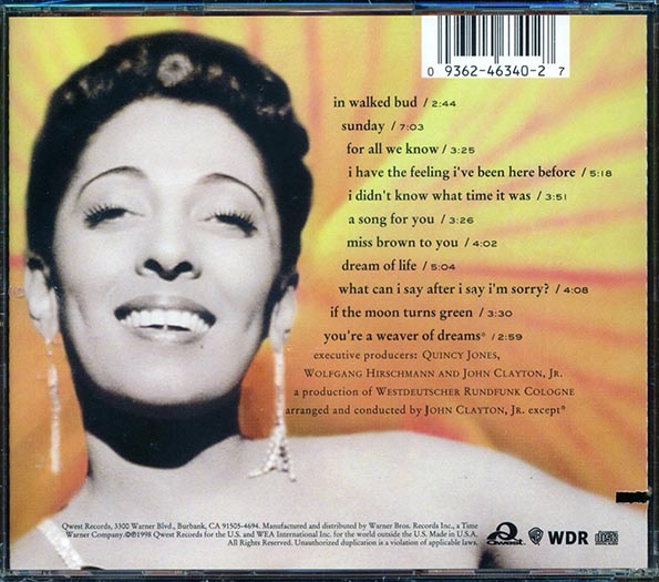 Carmen McRae - Dream Of Life (CD)