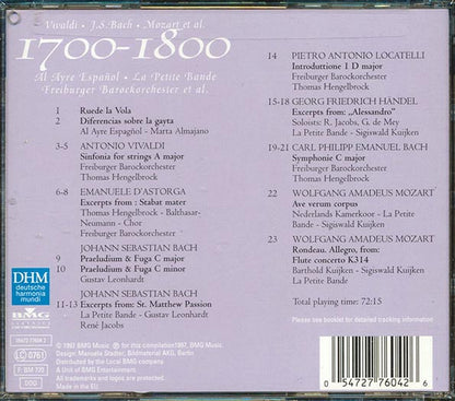 Vivaldi, Bach, Mozart, Et Al - Century Classics V: 1700-1800 (CD)