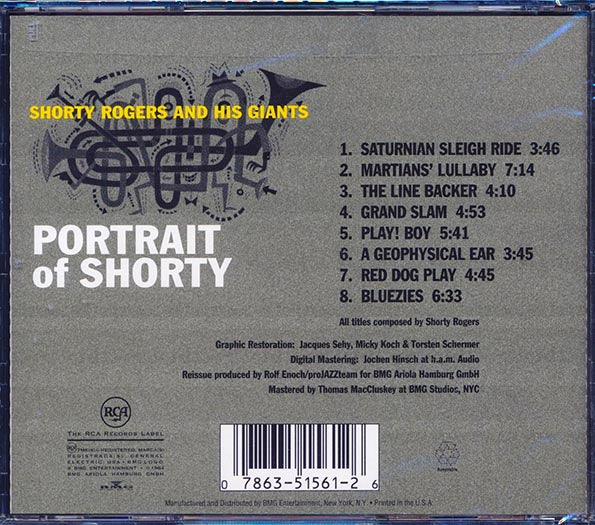 Shorty Rogers & His Giants - Portrait Of Shorty (CD)