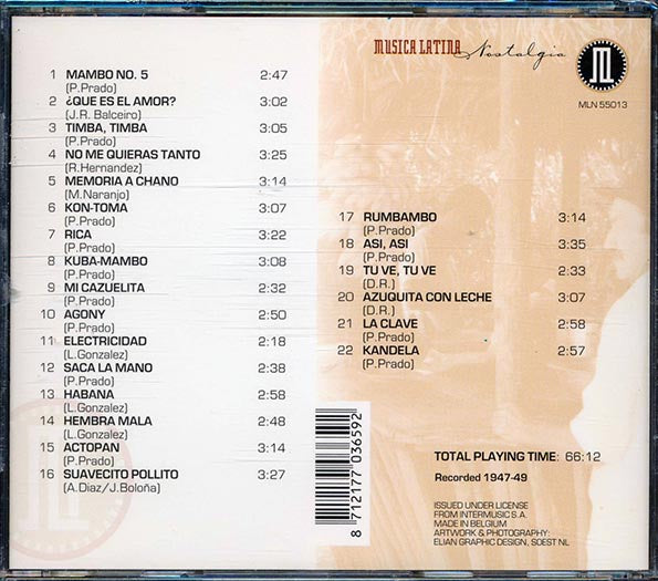Perez Prado Y Su Orquestra - El Rey Del Mambo (CD)