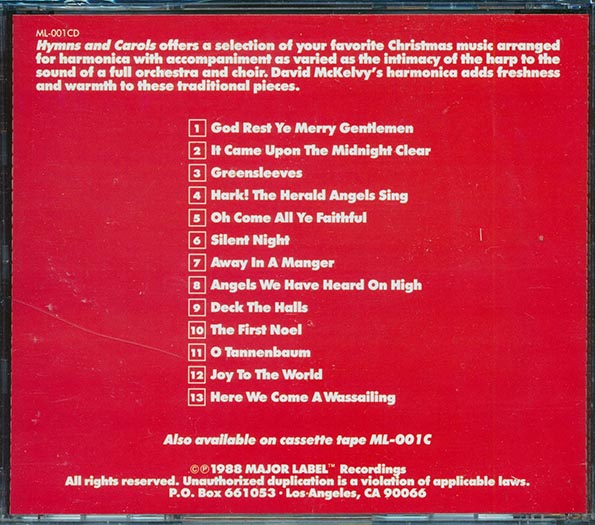 David McKelvy - Hymns & Carols: A Collection Of Your Favorite Christmas Music (CD)