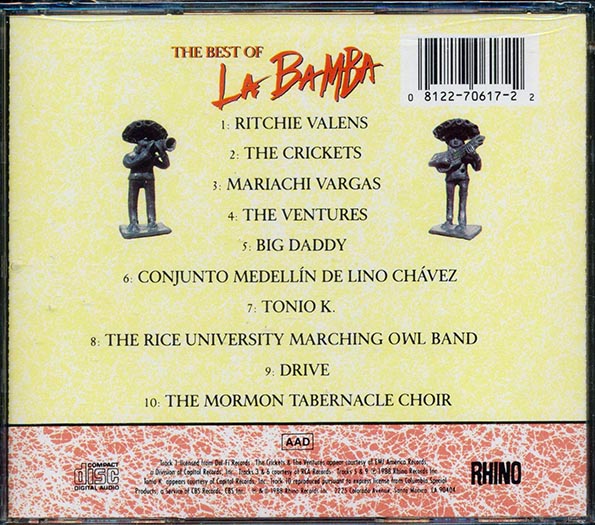 Ritchie Valens, The Crickets, The Ventures, Etc. - The Best Of La Bamba (CD)