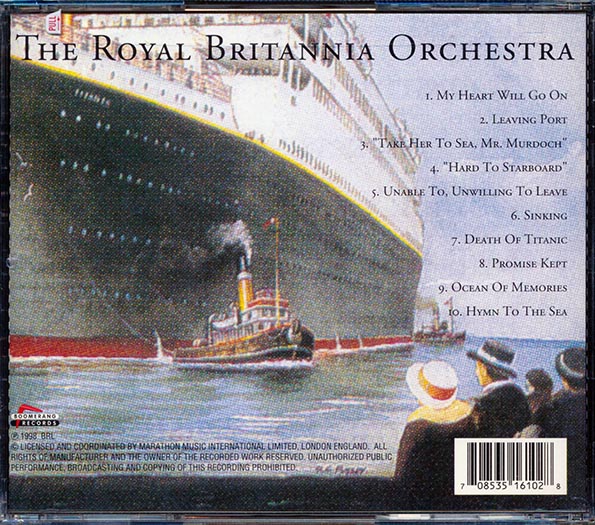 The Royal Britannia Orchestra - Titantic (CD)