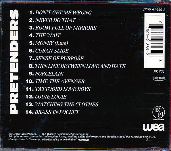 The Pretenders - Don't Get Me Wrong: 14 Classic Tracks (CD)