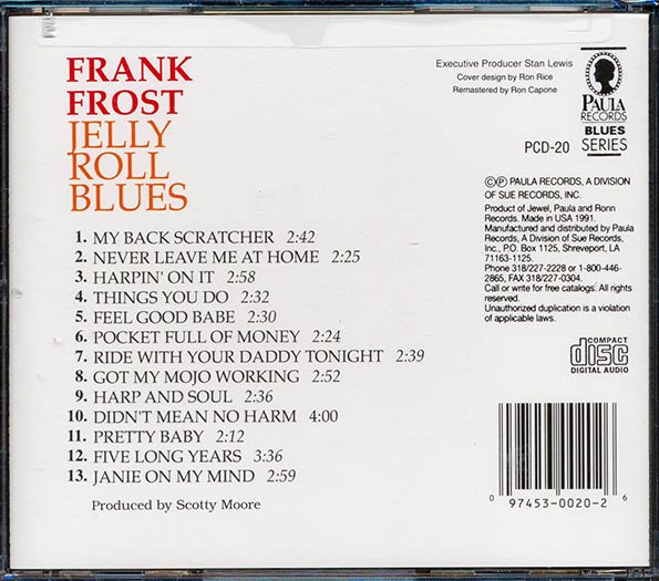 Frank Frost - Jelly Roll Blues (CD)