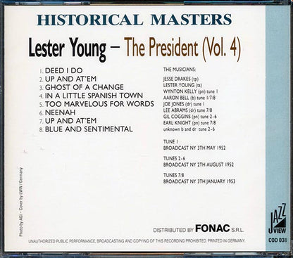 Lester Young - The President Volume 4 (CD)