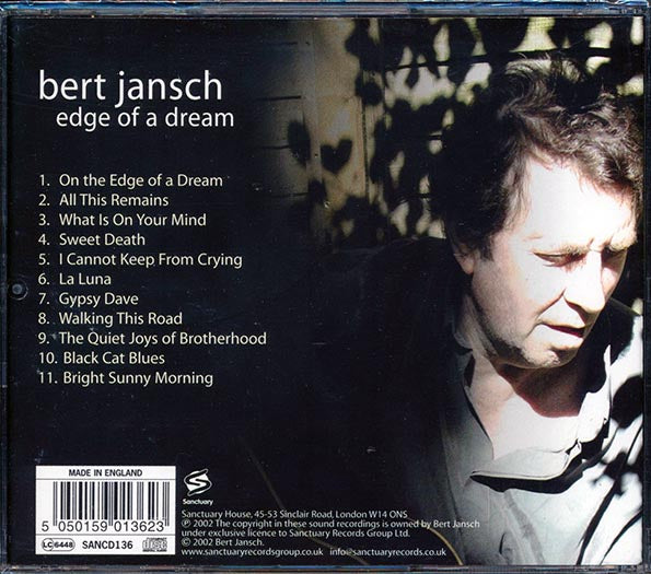 Bert Jansch - Edge Of A Dream (CD)