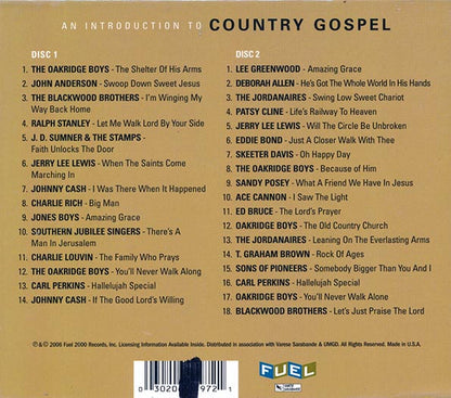 Johnny Cash, Skeeter Davis, Oakridge Boys, Etc. - An Introduction To Country Gospel (32 tracks) (2xCD) (box set) (CD)
