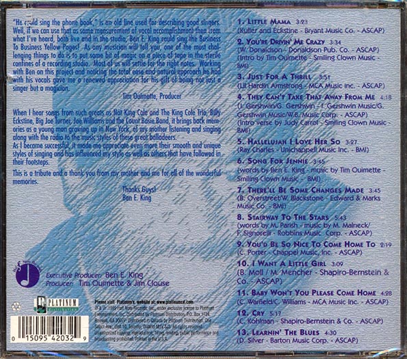 Ben E King - Shades Of Blue (CD)