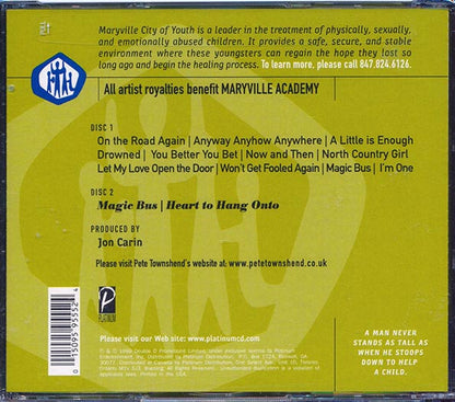 Pete Townshend - Live, House Of Blues Chicago: A Benfit For Maryville Academy (CD)