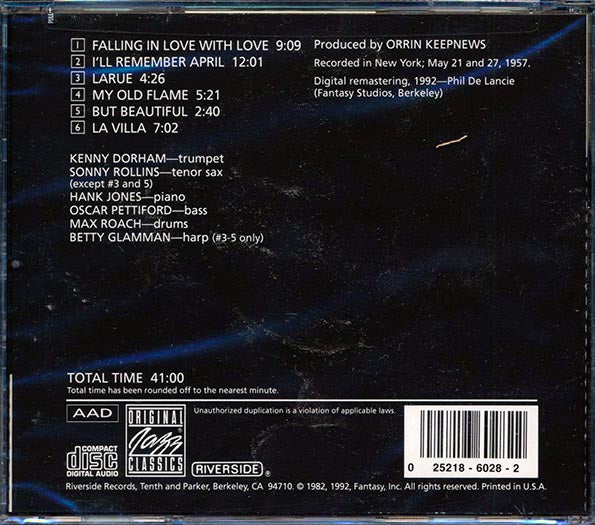 Kenny Dorham, Sonny Rollins - Jazz Contrasts (CD)