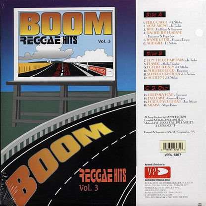 Papa San, Shelly Thunder, Red Rose, Lt. Stitchie, Etc. - Boom Reggae Hits Volume 3 (LP) - PureSound Records