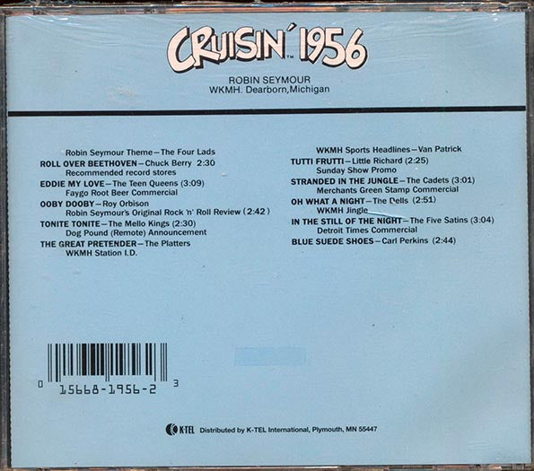 Roy Orbison, The Five Satins, Carl Perkins, Etc. - Cruisin' 1956 (CD)