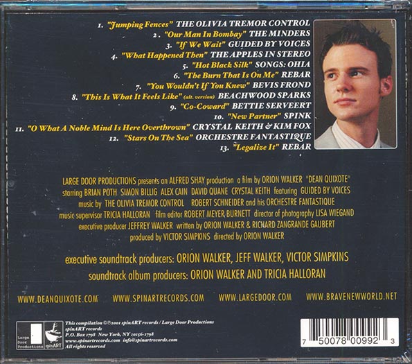 Rebar, The Bevis Frond, The Minders, Etc. - Dean Quixote: The Soundtrack To The Film (CD)