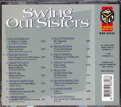 Ella Fitzgerald, Billie Holiday, Mildred Bailey, Peggy Lee, Etc. - Swing Out Sisters: Ladies Of Jazz (CD)