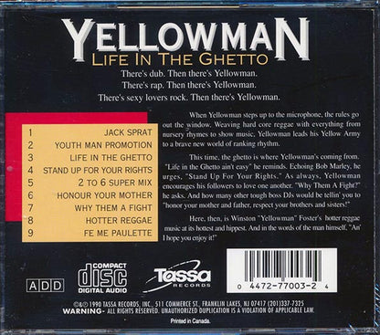 Yellowman - Life In The Ghetto (CD)