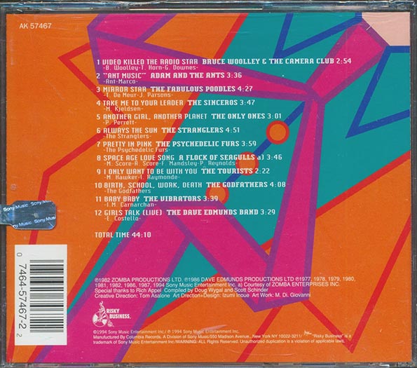 Adam & The Ants, The Psychedelic Furs, A Flock Of Seagulls, Etc. - Big Hits, Skinny Ties: New Wave In The UK (CD)