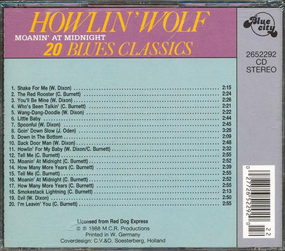 Howlin' Wolf - Moanin' At Midnight (CD)