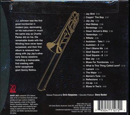 JJ Johnson - The Savoy Session (22 tracks) (deluxe 3-fold digipak) (CD)