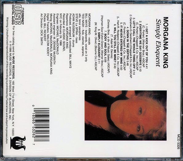 Morgana King - Simply Eloquent (CD)
