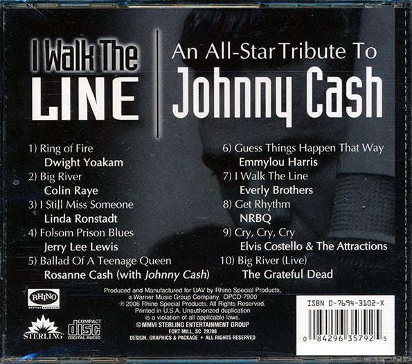 Dwight Yoakam, Linda Ronstadt, NRBQ, Elvis Costello, Etc. - I Walk The Line: An All-Star Tribute To Johnny Cash (CD)