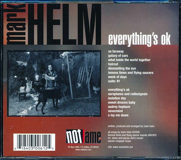 Mark Helm - Everything's OK (CD)