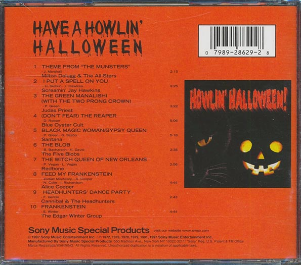 Judas Priest, Alice Cooper, Santana, Redbone, The Five Blobs, Etc. - Have A Howlin' Halloween! (CD)
