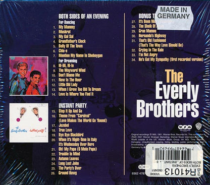 The Everly Brothers - Both Sides Of An Evening + Instant Party (2 albums on 1 CD) (34 tracks) (CD)