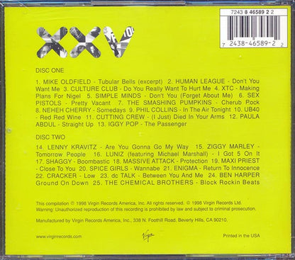 XTC, Human League, Culture Club, Iggy Pop, Mike Oldfield, Etc. - First Generation: Twenty Five Years Of Virgin Records (25 tracks) (CD)