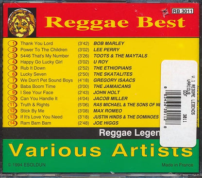 Jacob Miller, Bob Marley, Ras Michael, The Skatalites, Etc. - Reggae Legends Volume 1 (CD)