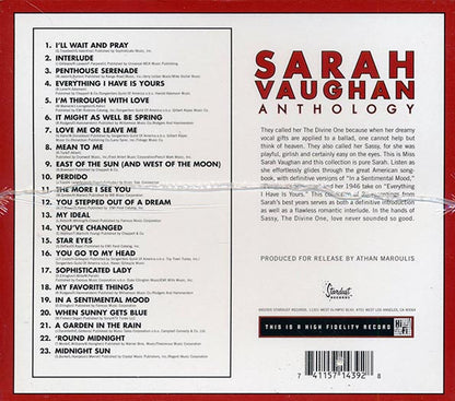 Sarah Vaughan - Anthology (CD)