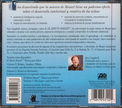 El Efecto Mozart, Musica Para Ninos - Afina Tu Mente Volume 1 (CD)