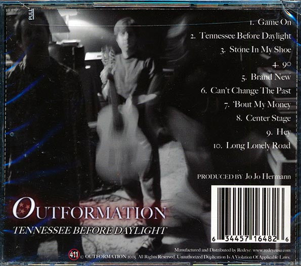 Outformation - Tennessee Before Daylight (CD)