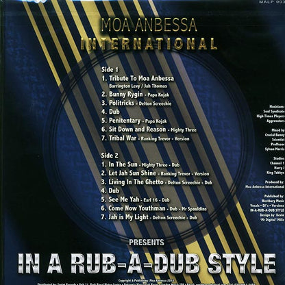Barrington Levy, Delton Screechie, Mighty Threes, Etc. - Moa Anbessa International Presents In A Rub-A-Dub Style Volume 1 (LP) - PureSound Records