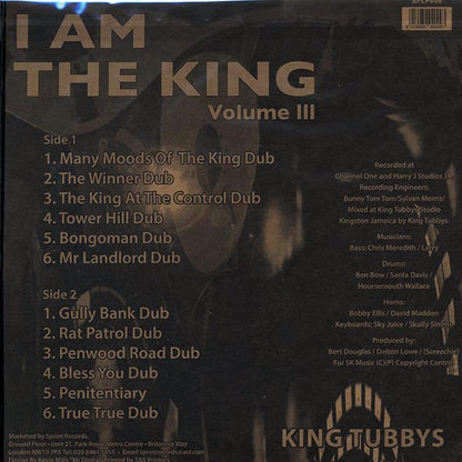 King Tubby - I Am The King Volume 3 (LP) - PureSound Records