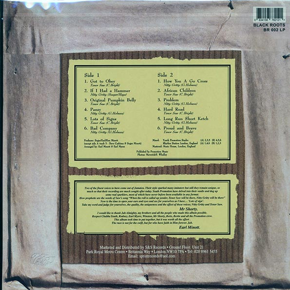 Tenor Saw, Nitty Gritty - With Lots Of Sign (LP)
