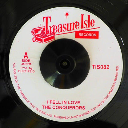 The Conquerors - I Fell In Love  /  The Conquerors - Lonely Street (7")