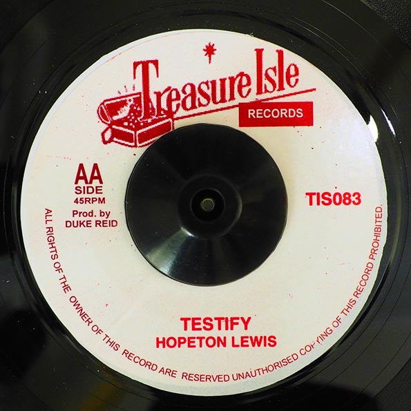 Hopeton Lewis - Boom Shaka Laka  /  Hopeton Lewis - Testify (7")
