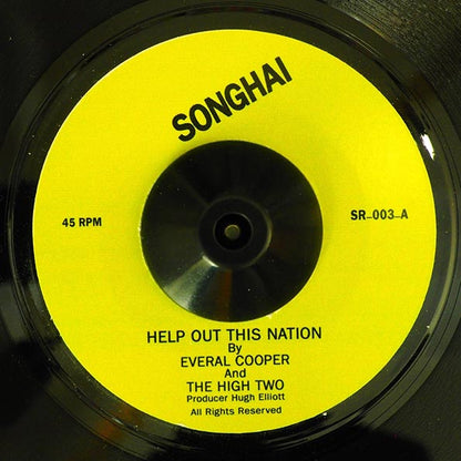 Everal Cooper & The High Two - Help Out This Nation  /  Version (7")